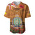 Niue ANZAC Day Personalised Baseball Jersey with Poppy Field LT9 Art - Polynesian Pride