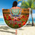 Niue ANZAC Day Personalised Beach Blanket with Poppy Field LT9 - Polynesian Pride