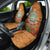 Niue ANZAC Day Personalised Car Seat Cover with Poppy Field LT9 - Polynesian Pride
