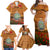 Niue ANZAC Day Personalised Family Matching Off Shoulder Maxi Dress and Hawaiian Shirt with Poppy Field LT9 - Polynesian Pride
