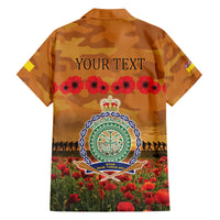 Niue ANZAC Day Personalised Family Matching Summer Maxi Dress and Hawaiian Shirt with Poppy Field LT9 - Polynesian Pride