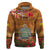 Niue ANZAC Day Personalised Hoodie with Poppy Field LT9 Pullover Hoodie Art - Polynesian Pride