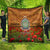 Niue ANZAC Day Personalised Quilt with Poppy Field LT9 - Polynesian Pride