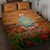 Niue ANZAC Day Personalised Quilt Bed Set with Poppy Field LT9 Art - Polynesian Pride