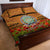 Niue ANZAC Day Personalised Quilt Bed Set with Poppy Field LT9 - Polynesian Pride