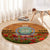 Niue ANZAC Day Personalised Round Carpet with Poppy Field LT9 - Polynesian Pride