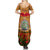 Niue ANZAC Day Personalised Summer Maxi Dress with Poppy Field LT9 - Polynesian Pride
