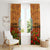 Niue ANZAC Day Personalised Window Curtain with Poppy Field LT9 - Polynesian Pride