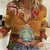Niue ANZAC Day Personalised Women Casual Shirt with Poppy Field LT9 Female Art - Polynesian Pride