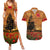 Norfolk Island ANZAC Day Personalised Couples Matching Summer Maxi Dress and Hawaiian Shirt with Poppy Field LT9 Art - Polynesian Pride