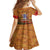 Norfolk Island ANZAC Day Personalised Kid Short Sleeve Dress with Poppy Field LT9 - Polynesian Pride