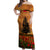 Norfolk Island ANZAC Day Personalised Off Shoulder Maxi Dress with Poppy Field LT9 Women Art - Polynesian Pride