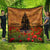 Norfolk Island ANZAC Day Personalised Quilt with Poppy Field LT9 - Polynesian Pride