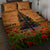 Norfolk Island ANZAC Day Personalised Quilt Bed Set with Poppy Field LT9 Art - Polynesian Pride