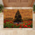 Norfolk Island ANZAC Day Personalised Rubber Doormat with Poppy Field LT9 - Polynesian Pride