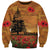 Norfolk Island ANZAC Day Personalised Sweatshirt with Poppy Field LT9 Unisex Art - Polynesian Pride