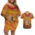 Tokelau ANZAC Day Personalised Couples Matching Off Shoulder Short Dress and Hawaiian Shirt with Poppy Field LT9 Art - Polynesian Pride