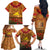 Tokelau ANZAC Day Personalised Family Matching Off Shoulder Long Sleeve Dress and Hawaiian Shirt with Poppy Field LT9 - Polynesian Pride