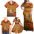 Tokelau ANZAC Day Personalised Family Matching Off Shoulder Maxi Dress and Hawaiian Shirt with Poppy Field LT9 - Polynesian Pride