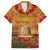 Tokelau ANZAC Day Personalised Family Matching Puletasi and Hawaiian Shirt with Poppy Field LT9 Dad's Shirt - Short Sleeve Art - Polynesian Pride