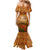 Tokelau ANZAC Day Personalised Mermaid Dress with Poppy Field LT9 - Polynesian Pride