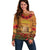 Tokelau ANZAC Day Personalised Off Shoulder Sweater with Poppy Field LT9 Women Art - Polynesian Pride