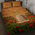 Tokelau ANZAC Day Personalised Quilt Bed Set with Poppy Field LT9 Art - Polynesian Pride