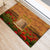 Tokelau ANZAC Day Personalised Rubber Doormat with Poppy Field LT9 - Polynesian Pride