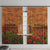 Tokelau ANZAC Day Personalised Window Curtain with Poppy Field LT9 With Hooks Art - Polynesian Pride