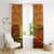 Tokelau ANZAC Day Personalised Window Curtain with Poppy Field LT9 - Polynesian Pride