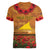 Tokelau ANZAC Day Personalised Women V Neck T Shirt with Poppy Field LT9 - Polynesian Pride