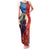 Tonga ANZAC Day Personalised Family Matching Tank Maxi Dress and Hawaiian Shirt Soldier Te Tau Manatui Kinautolu with Poppy Field LT9 Mom's Dress Art - Polynesian Pride