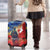 Tonga ANZAC Day Personalised Luggage Cover Soldier Te Tau Manatui Kinautolu with Poppy Field LT9 - Polynesian Pride