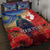 Tonga ANZAC Day Personalised Quilt Bed Set Soldier Te Tau Manatui Kinautolu with Poppy Field LT9 Art - Polynesian Pride