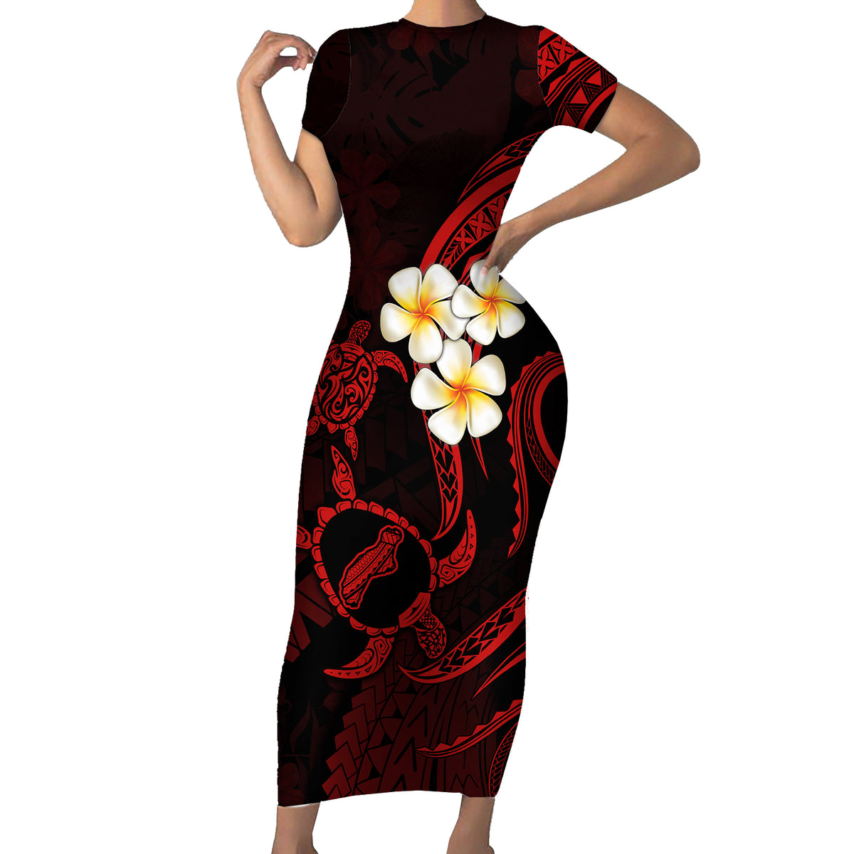 red hawaiian dress Prince Kuhio Long Prince Kuhio Red/Gold / XS Dress your little girl in the Makaha Red Hawaiian Girl Sunkiss Dress Red Vintage Hawaiian Print Dress
