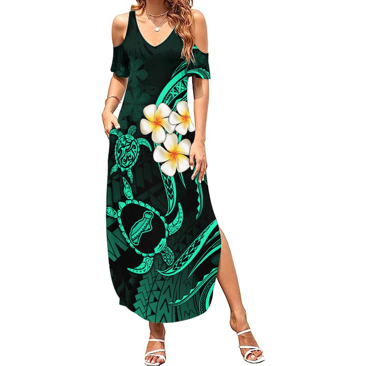 Pacific Tropical Elegant Dresses Polynesian Hawaii Summer Maxi Dress Niihau Islands With Pacific Pacific Tropical Elegant Dresses Polynesian Hawaii Summer Maxi Dress Niihau Islands With Pacific