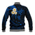 Hawaii Baseball Jacket Molokai Islands Polynesian Sunset Plumeria Blue Vibe LT9 - Polynesian Pride