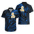 Hawaii Hawaiian Shirt Molokai Islands Polynesian Sunset Plumeria Blue Vibe LT9 - Polynesian Pride