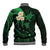 Hawaii Baseball Jacket Molokai Islands Polynesian Sunset Plumeria Green Vibe LT9 - Polynesian Pride