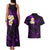 Polynesian Hawaii Couples Matching Tank Maxi Dress And Hawaiian Shirt Molokai Islands with Pacific Plumeria Purple Vibe LT9 - Polynesian Pride