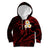 Polynesian Hawaii Kid Hoodie Molokai Islands with Pacific Plumeria Red Vibe LT9 Hoodie Red - Polynesian Pride