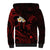 Polynesian Hawaii Sherpa Hoodie Molokai Islands with Pacific Plumeria Red Vibe LT9 - Polynesian Pride