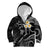 Polynesian Hawaii Kid Hoodie Molokai Islands with Pacific Plumeria White Vibe LT9 Zip Hoodie White - Polynesian Pride