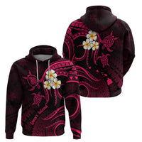 Hawaii Hoodie Lanai Islands Polynesian Sunset Plumeria Pink Vibe LT9 - Polynesian Pride