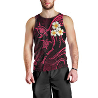 Hawaii Men Tank Top Lanai Islands Polynesian Sunset Plumeria Pink Vibe LT9 - Polynesian Pride