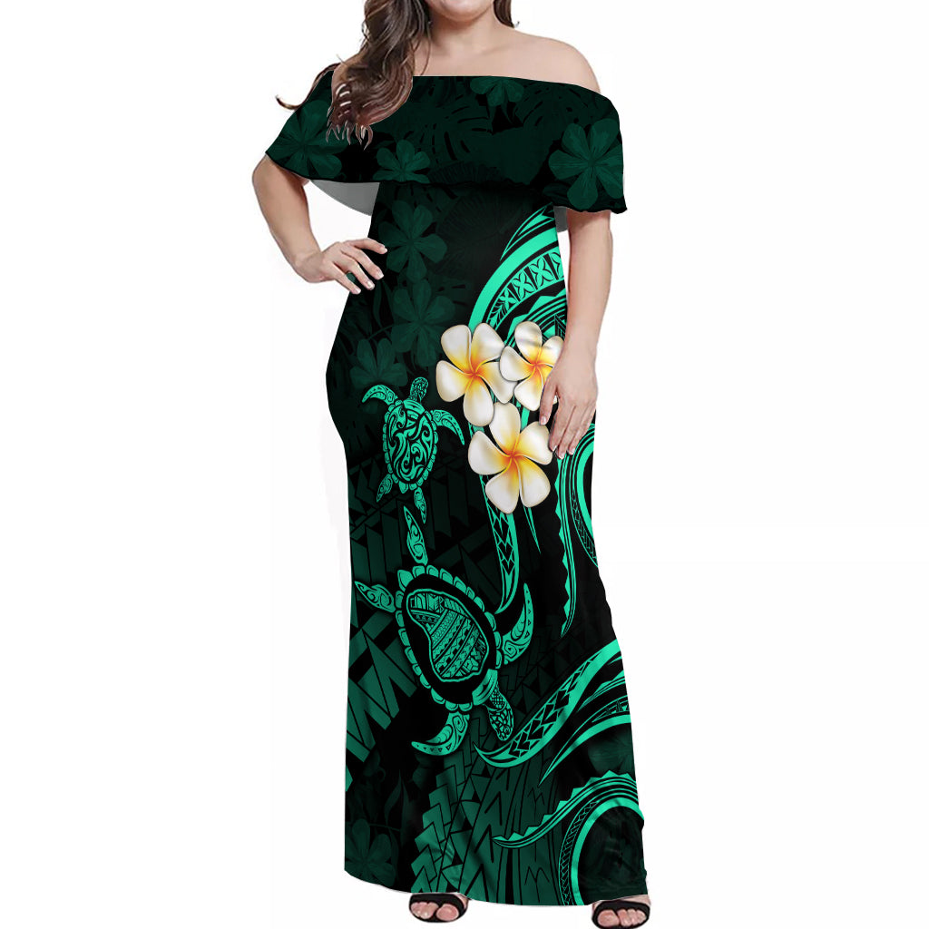 lanai maxi dress black Polynesian Hawaii Off Shoulder Maxi Dress Lanai Islands with Pacific P
