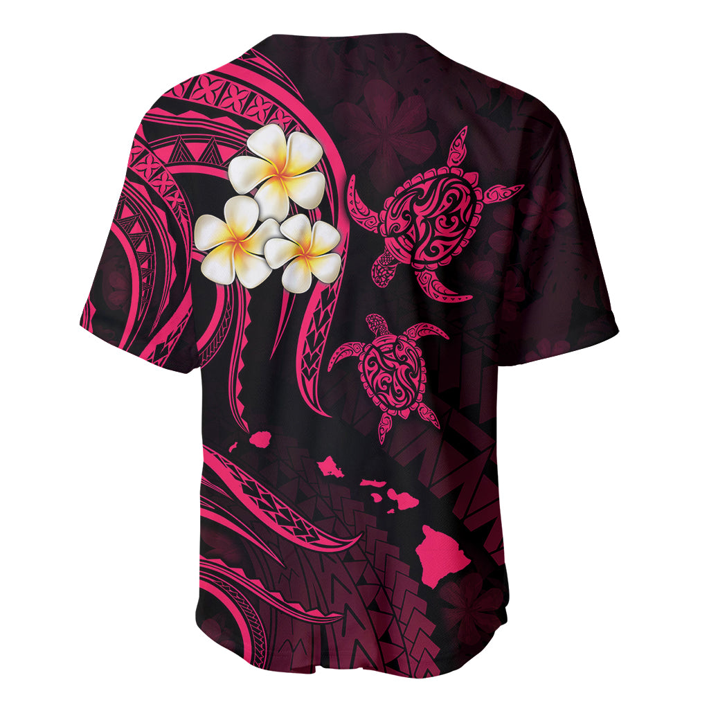 Hawaii Baseball Jersey Kauai Islands Polynesian Sunset Plumeria 