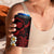 Hawaii Kauai Islands Pacific Plumeria 4 in 1 Can Cooler Tumbler Red Polynesian Tattoo