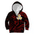 Polynesian Hawaii Kid Hoodie Kauai Islands with Pacific Plumeria Red Vibe LT9 Zip Hoodie Red - Polynesian Pride