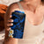 Hawaii Kahoolawe Islands Pacific Plumeria 4 in 1 Can Cooler Tumbler Blue Polynesian Tattoo